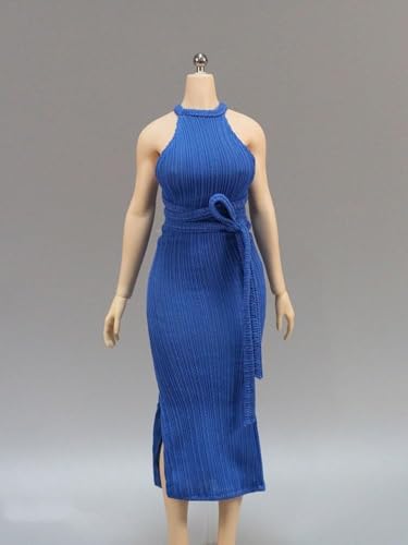 ASEDRFY 1/6 Maßstab weibliche Figur, Puppenkleidung, Abendkleid, Partykleid, Kostüm für 30,5 cm Soldaten-Actionfigur, Puppe (weiß) von ASEDRFY