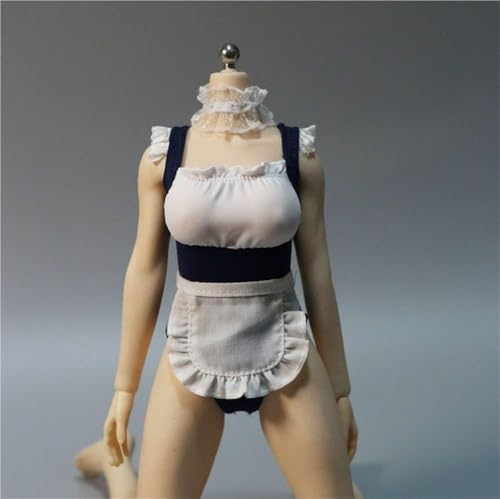 ASEDRFY 1/6 Maßstab weibliche Figur, Puppenkleidung, Badeanzug, Schürze, Halskette, für 30,5 cm große Soldatinnen, Actionfigur, Puppe von ASEDRFY