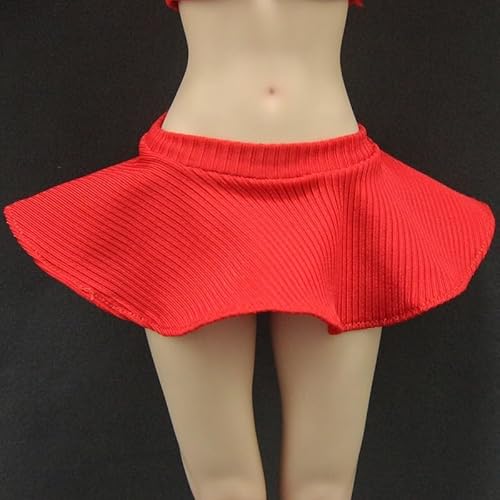 ASEDRFY 1/6 Maßstab weibliche Figur, Puppenkleidung, Faltenröcke, kurze Röcke, Kostüm für 30,5 cm große Soldatinnen, Actionfigur, Puppe (lila) von ASEDRFY