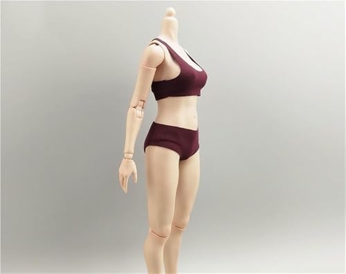 ASEDRFY 1/6 Maßstab weibliche Figur, Puppenkleidung, Sportshirt, Unterwäsche, Kostüm für 30,5 cm weibliche Soldatin, Actionfigur, Puppe (blau) von ASEDRFY