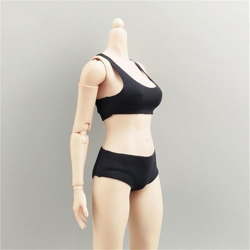 ASEDRFY 1/6 Maßstab weibliche Figur, Puppenkleidung, Sportshirt, Unterwäsche, Kostüm für 30,5 cm weibliche Soldatin, Actionfigur, Puppe (blau) von ASEDRFY