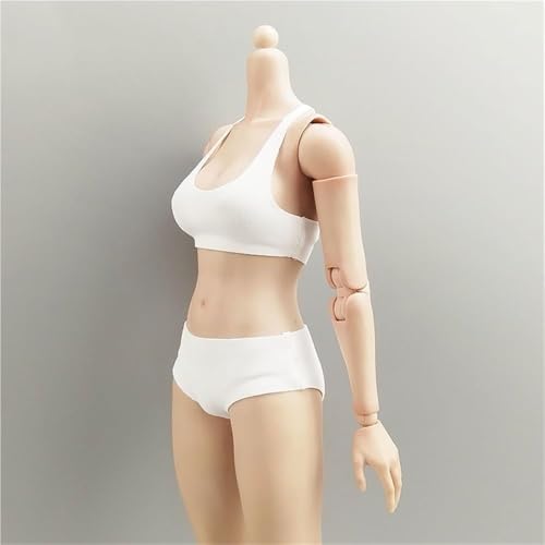 ASEDRFY 1/6 Maßstab weibliche Figur, Puppenkleidung, Sportshirt, Unterwäsche, Kostüm für 30,5 cm weibliche Soldatin, Actionfigur, Puppe (blau) von ASEDRFY