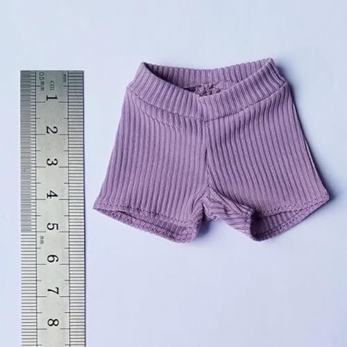 ASEDRFY 1/6 Maßstab weibliche Figur, Puppenkleidung, Strick-Shorts, Kostüm für 30,5 cm weibliche Soldatin, Actionfigur, Puppe (schwarz) von ASEDRFY