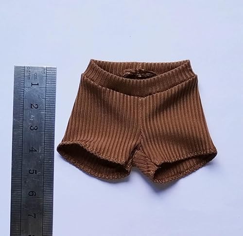 ASEDRFY 1/6 Maßstab weibliche Figur, Puppenkleidung, Strick-Shorts, Kostüm für 30,5 cm weibliche Soldatin, Actionfigur, Puppe (schwarz) von ASEDRFY