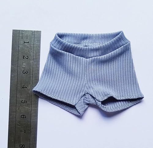 ASEDRFY 1/6 Maßstab weibliche Figur, Puppenkleidung, Strick-Shorts, Kostüm für 30,5 cm weibliche Soldatin, Actionfigur, Puppe (schwarz) von ASEDRFY