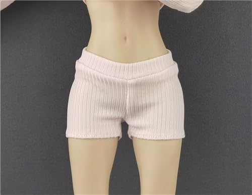 ASEDRFY 1/6 Maßstab weibliche Figur, Puppenkleidung, Strick-Shorts, Kostüm für 30,5 cm weibliche Soldatin, Actionfigur, Puppe (schwarz) von ASEDRFY