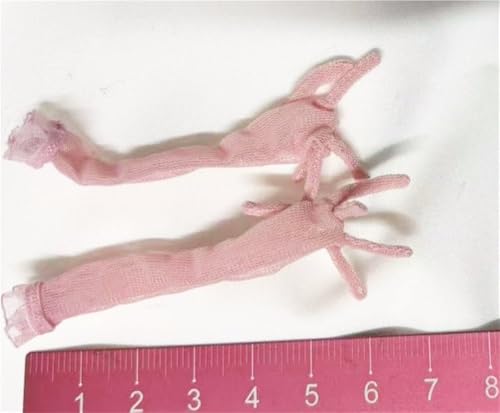 ASEDRFY 1/6 Maßstab weibliche Soldatenfigur, lange Handschuhe, Netz-Partyhandschuhe für 30,5 cm bewegliche Puppe, Miniaturen, Zubehör, Puppe (weiß) von ASEDRFY