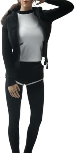 ASEDRFY 1/6 Maßstab weibliche Soldatenfigur Sportjacke T-Shirt Shorts Leggings für 30,5 cm Actionfigur Puppe Kleidung Puppe ASEDRFY 1/6 Maßstab weibliche Soldatenfigur Sportjacke T-Shirt Shorts Leggings für 30,5 cm Actionfigur Puppe Kleidung Puppe von ASEDRFY