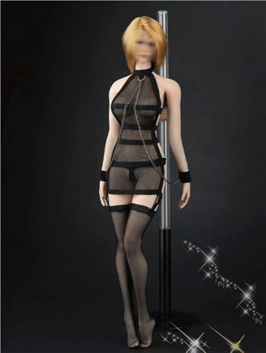 ASEDRFY 1/6 Maßstab weiblicher Soldat Modell Figur Mesh Kleid Handsocken Kette Unterhose Spitze Strümpfe Kleidung für 30,5 cm Actionfigur Puppe Kleidung Puppe ASEDRFY 1/6 Maßstab weiblicher Soldat Modell Figur Mesh Kleid Handsocken Kette Unterhose Spitze Strümpfe Kleidung für 30,5 cm Actionfigur Puppe Kleidung Puppe von ASEDRFY