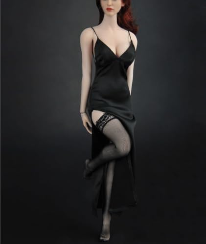 ASEDRFY 1/6 Scale Female Figure Clothes, Female Long Sleeve Evening Dress for 30.5 cm Action Figure Body Doll ASEDRFY 1/6 Scale Female Figure Clothes, Female Long Sleeve Evening Dress for 30.5 cm Action Figure Body Doll von ASEDRFY