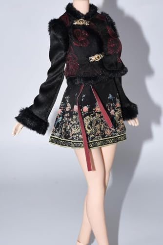 ASEDRFY 1/6 Scale Female Soldier Figure Doll Clothes Chinese Style Vest Shirt Skirt for 30.5 cm Miniatures Accessories Doll ASEDRFY 1/6 Scale Female Soldier Figure Doll Clothes Chinese Style Vest Shirt Skirt for 30.5 cm Miniatures Accessories Doll von ASEDRFY