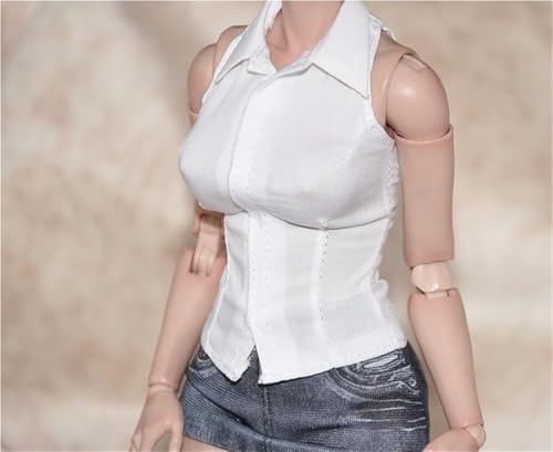 ASEDRFY 1/6 Scale Figure Doll Clothes, Sleeveless Vest Shirt Casual Cardigan, Clothing Costume for 30.5 cm Female Action Figure Accessories Doll ASEDRFY 1/6 Scale Figure Doll Clothes, Sleeveless Vest Shirt Casual Cardigan, Clothing Costume for 30.5 cm Female Action Figure Accessories Doll von ASEDRFY