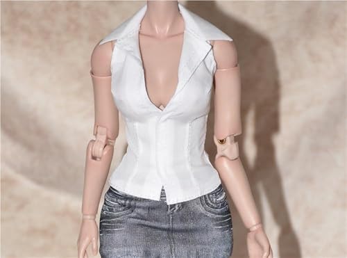 ASEDRFY 1/6 Scale Figure Doll Clothes, Sleeveless Vest V Neck Jacket, Clothing Costume for 30.5 cm Female Action Figure Accessories Doll ASEDRFY 1/6 Scale Figure Doll Clothes, Sleeveless Vest V Neck Jacket, Clothing Costume for 30.5 cm Female Action Figure Accessories Doll von ASEDRFY
