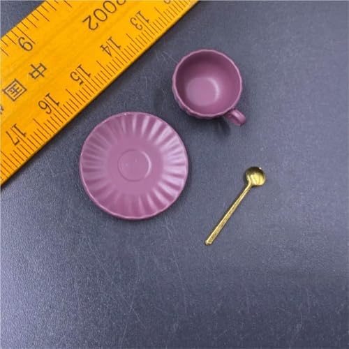 ASEDRFY 1/6 Scale Figure Tea Cup Model Miniature Furniture Accessories for 30.5 cm Seamless Action Figure Body Doll (Brown) von ASEDRFY