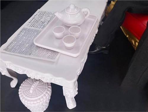 ASEDRFY 1/6 Scale Figure Tea Table Tea Cups Model Miniature Furniture Accessories for 30.5 cm Seamless Action Figure Body Doll ASEDRFY 1/6 Scale Figure Tea Table Tea Cups Model Miniature Furniture Accessories for 30.5 cm Seamless Action Figure Body Doll von ASEDRFY