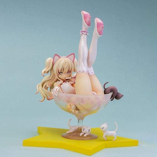 ASEDRFY 1. 9 cm Anime Mädchen Figur Sammelmodell Chiyuru Illustration Modell Puppe Souvenir Handwerk Statische Charakter Dekoration Geschenke für Jungen von ASEDRFY
