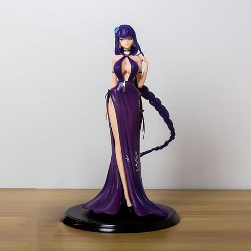 ASEDRFY 17 cm Genshin Impact Raiden Shogun Spielfigur, PVC, Umweltschutzmaterialien, geeignet für Zuhause, Büro, Schreibtisch, dekorative Ornamente, Spielzeug von ASEDRFY