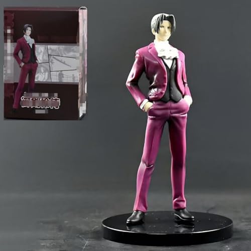 ASEDRFY 18cm/7.08'' Ace Attorney: Miles Edgeworth PVC Collectible Game Action Figure Character Model Anime Toys von ASEDRFY