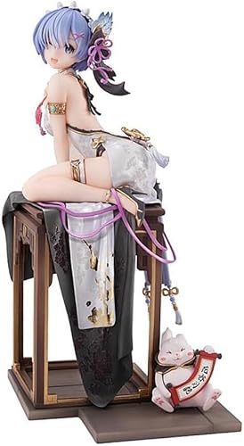ASEDRFY 22 cm. Re:Zero Starting Life in Another World: Rem and Emiria Actionfigur, PVC, Umweltschutzmaterialien, Dekoration, Ornamente (Farbe: Blau) von ASEDRFY