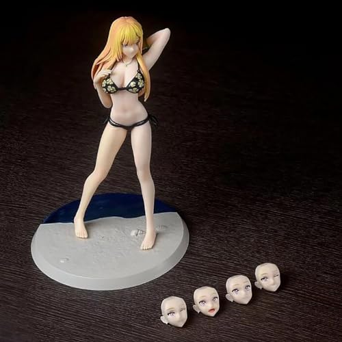 ASEDRFY 24 cm My Dress-Up Darling Kitagawa Marin PVC-Sammelspiel, Actionfigur, Charaktermodell, Anime-Spielzeug (Farbe: Schwarz) von ASEDRFY