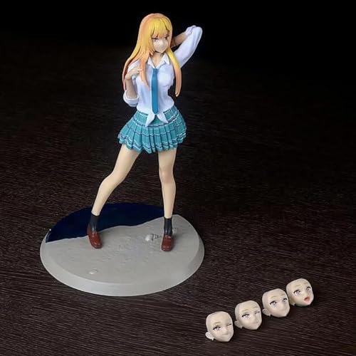 ASEDRFY 24 cm My Dress-Up Darling Kitagawa Marin PVC-Sammelspiel, Actionfigur, Charaktermodell, Anime-Spielzeug (Farbe: Schwarz) von ASEDRFY