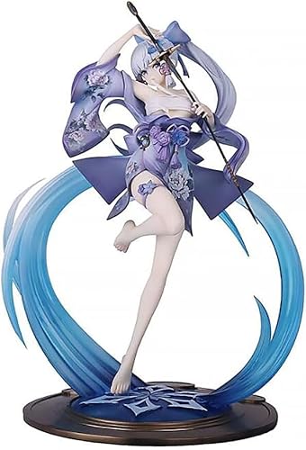 ASEDRFY 25cm/9.84'' Genshin Impact Kamisato Ayaka PVC Collectible Game Action Figure Character Model Anime Toys von ASEDRFY