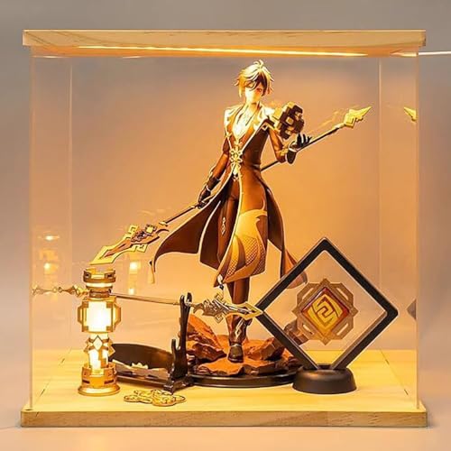 ASEDRFY 26 cm große Genshin Impact Zhongli-Figur, PVC, umweltfreundliche Materialien, geeignet für Zuhause, Büro, Schreibtisch, dekorative Ornamente, Spielzeug von ASEDRFY