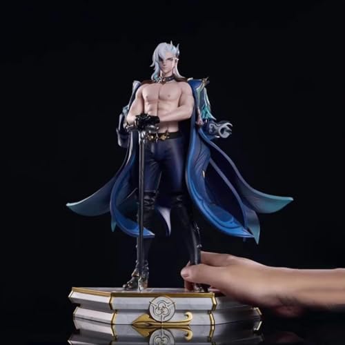 ASEDRFY 34cm/13.3 Genshin Impact Neuvillette Figur PVC Statue Anime Figuren Actionfigur Modell Sammlung Dekoration Geschenk von ASEDRFY