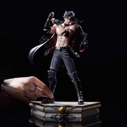 ASEDRFY 34cm/13.3 Genshin Impact Wriothesley Actionfigur PVC Statue Anime Figuren Modellsammlung Dekoration Geschenk Erwachsene 1 x Anime Actionfigur von ASEDRFY