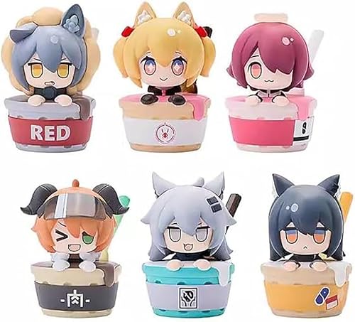 ASEDRFY 5 cm Arknights Figur PVC Statue Anime Figuren Actionfigur Modell Sammlung Puppe Dekoration Spielzeug Geschenk von ASEDRFY