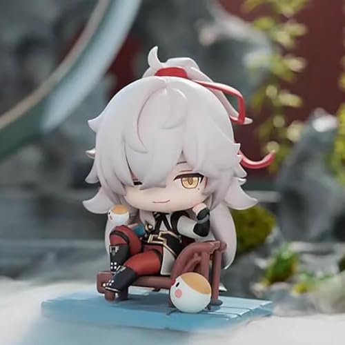 ASEDRFY 7-9 cm Honkai: Star Rail KAFKA JingYuan Bronya Seele Trailblazer Figur PVC-Statue Anime-Figuren Action-Modell-Sammlung Puppe Dekoration Spielzeug Geschenk (Farbe: Natur) von ASEDRFY