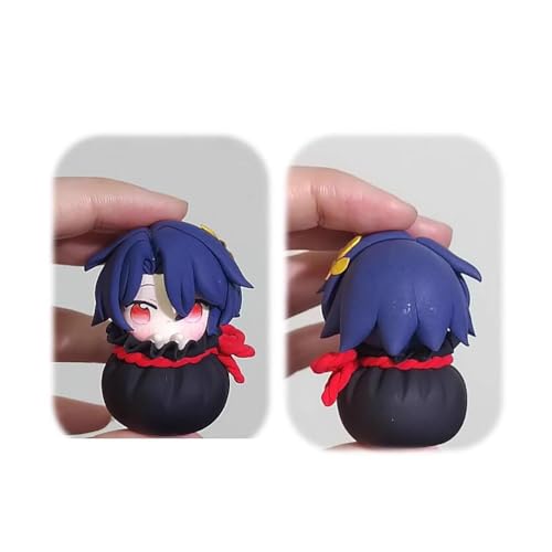 ASEDRFY 7 cm Star Rail KAFKA Dan Heng·Imbibitor Lunae Figur PVC-Statue Anime-Figuren Actionfigur Modellsammlung Puppe Dekoration Spielzeug Geschenk (Farbe: Blau) von ASEDRFY
