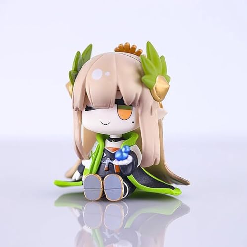 ASEDRFY 8 cm große Arknights Figur PVC Statue Anime Figuren Actionfigur Modellsammlung Puppe Dekoration Spielzeug Geschenk (Größe: Grün) von ASEDRFY