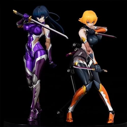 ASEDRFY Anime-Actionfigur, Cartoon-Charakter, realistisches Sammlermodell, Spielzeug für Erwachsene, 16 cm, Violett von ASEDRFY