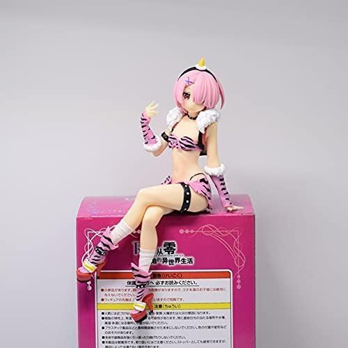 ASEDRFY Anime-Anime-Mädchen, 16 cm, Anime-Re:Life in A Different World from Zero Rem Instant Fideos Fantasma Disfraz de PVC Modelo de personaje de juguete para adultos, colección de adornos para von ASEDRFY