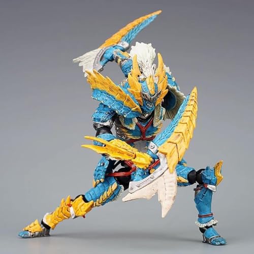 ASEDRFY - Anime-Figura, 15 cm, Motiv: Monster Hunter Rathalos Zinogre, Figur aus PVC, Figur de acci?n, modelo de colecci?n de mu?ecas, decoraci?n de juguete, regalo (Farbe: rojo) von ASEDRFY