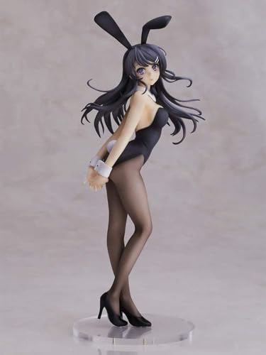 ASEDRFY Aniplex Rascal Does Not Dream of Bunny Senpai Jima Mai Beautiful Girls Bunny Girl Standing Girl Figura de acci?n de PVC coleccionable Estatua Ornamentos modelo de mu?eca de juguete von ASEDRFY
