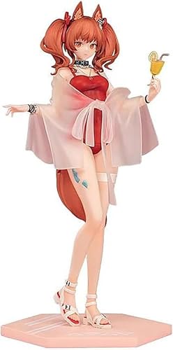ASEDRFY Arknights Angelina-Figur, PVC-Statue, Anime-Figuren, Actionfigur, Modellsammlung, Puppendekoration, Spielzeug, Geschenk (Farbe: Rot) von ASEDRFY