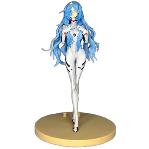 ASEDRFY Ayanami Rei‌ Figure,‌ Standing Messy Long Hair Ayanami Rei‌ Anime Figures 21cm/8.3inch Handmade Game Character Model Desktop Handicrafts Gifts von ASEDRFY