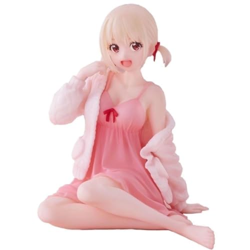 ASEDRFY Chisato Figure, Sitting Short Hair Pajamas Nishikigi Chisato Anime Figures 12cm/4.7inch Game Character Model Desktop Handicrafts Gifts von ASEDRFY