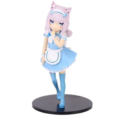 ASEDRFY Chocola, Vanilla Figure, Standing Cute Anime Figures 18cm/7.1inch Handmade PVC Cartoon Manga Game Character Model Decoration Craft Gift (a) von ASEDRFY