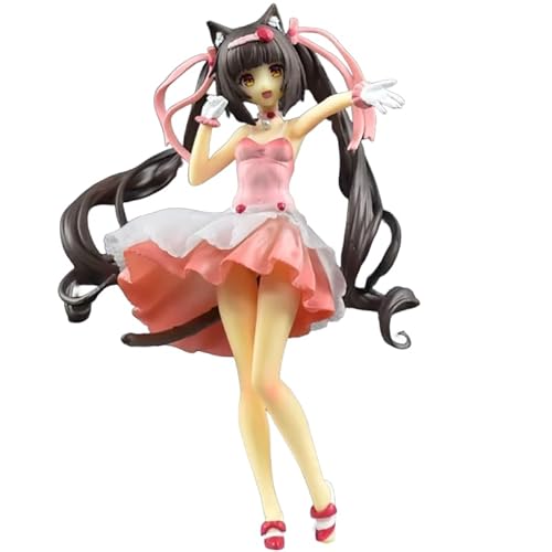 ASEDRFY Chocola, Vanilla Figure, Standing Pretty Dress Anime Figures 20cm/7.9inch PVC Character Model Statue Decoration Ornament Gifts (b) von ASEDRFY