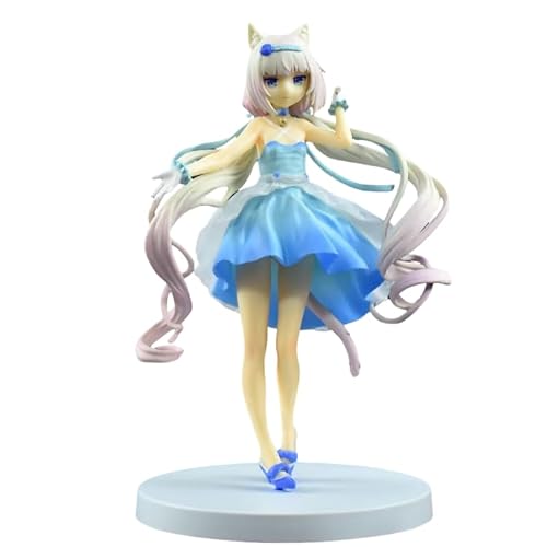 ASEDRFY Chocola, Vanilla Figure, Standing Pretty Dress Anime Figures 20cm/7.9inch PVC Character Model Statue Decoration Ornament Gifts (b) von ASEDRFY