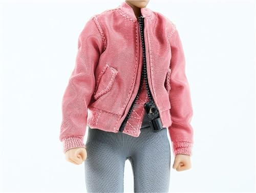ASEDRFY Damen-Kleidung, Figurenpuppe, Mantel, Jacke, Kostüm für 15,2 cm große Soldatinnen, Actionfigur, Körperpuppe (Rosa) von ASEDRFY