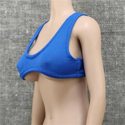 ASEDRFY Damenfigur, Puppenkleidung, ärmellos, gestrickt, für 30,5 cm große Soldatinnen, Actionfigur, Puppe (blau) von ASEDRFY