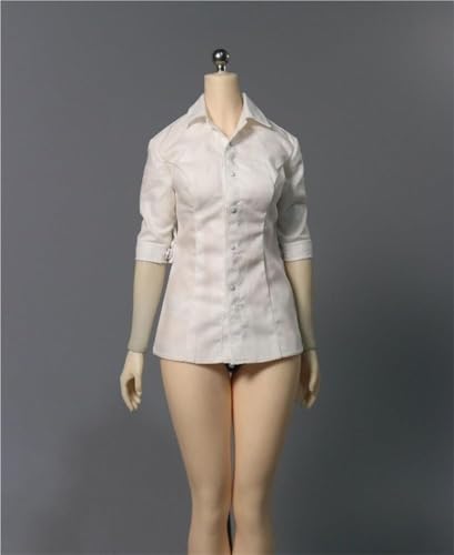 ASEDRFY Damenfigur im Maßstab 1/6, Puppenkleidung, Hemd, Kleid, Kostüm für 30,5 cm große Soldatinnen, Actionfigur, Puppe (braun) von ASEDRFY