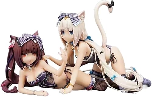 ASEDRFY Ecchi Figur Nsfw Anime Mädchen Figur Niedliche Puppe Dekor Modell Cartoon Anime Girl Collection 13 cm (2 Stück) von ASEDRFY