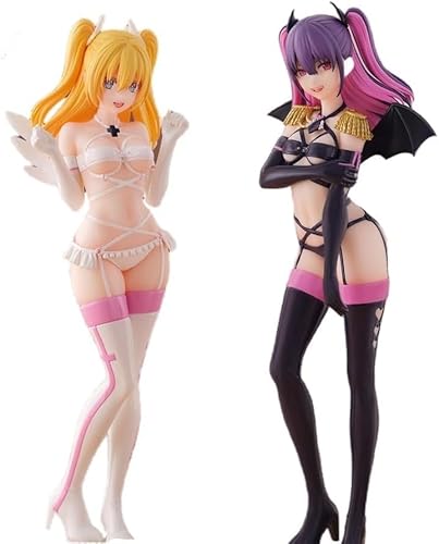 ASEDRFY Ecchi Nsfw LilielMiriela Health Team Anime Girl Hentaii Anime Figur Mädchen ab 18 Jahren unzensierte Sammlung Geschenk Modell Spielzeug 22 cm (2 Stück) von ASEDRFY