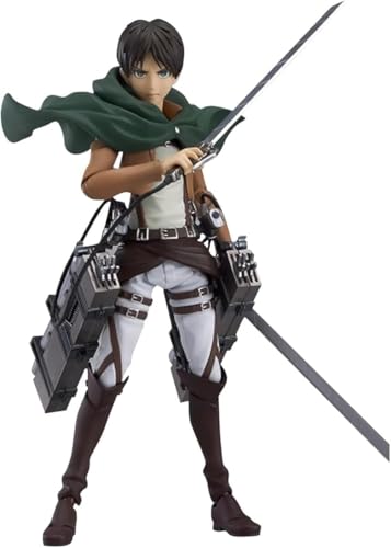ASEDRFY Eren Levi – Anime-Dekofigur, Figura de acci?n de PVC, Colecci?n de modelos, adornos de computadora, juguete de regalo 5.9 (Eren Jaeger) von ASEDRFY