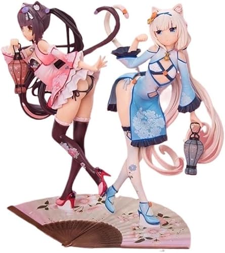 ASEDRFY Figura Ecchi Figura Hentai Figura nsfw Figura de Chica de Anime Muñeca Linda Modelo de decoración Figura de Albedo de Dibujos Animados Colección de Chicas de Anime 24 cm/9,4 Pulgadas(2pcs) von ASEDRFY